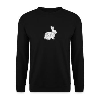 hare - Unisex Sweatshirt - black - Front - Alina (178cm) & Michal (187cm)