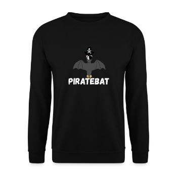 Pirates Chauves-souris capitaines Piraterie Cadeaux - Sweat-shirt Unisexe - noir - Devant - Alina (178cm) & Michal (187cm)