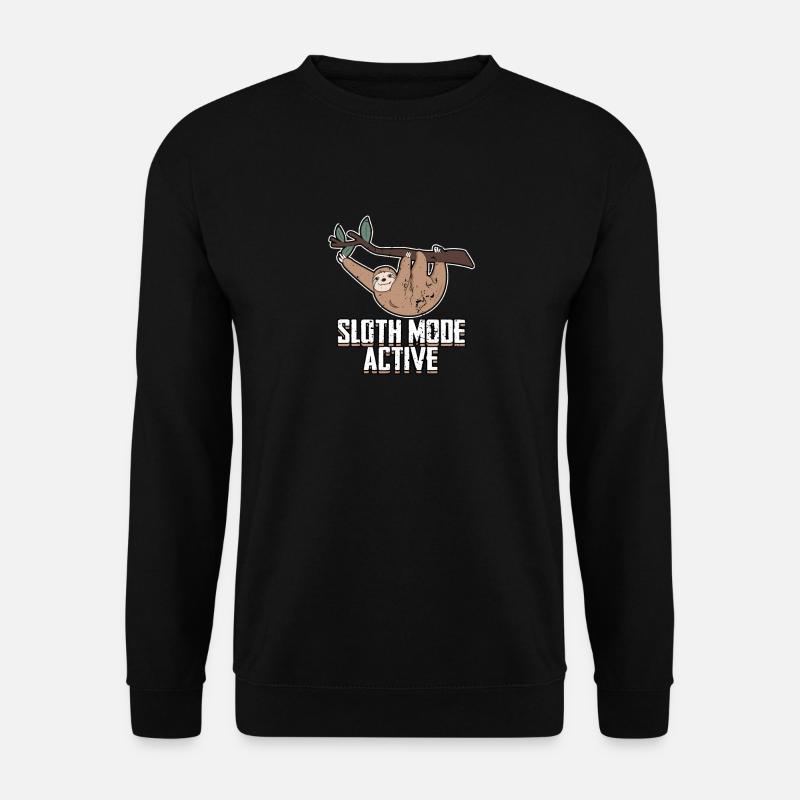 sloth - Unisex Sweatshirt - black