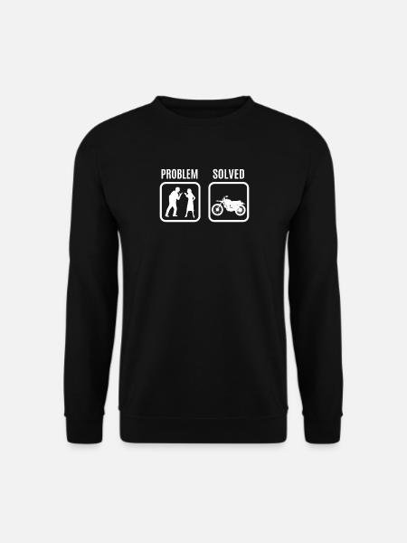 Motorcycle Motorbike Gift - Unisex Sweatshirt - black