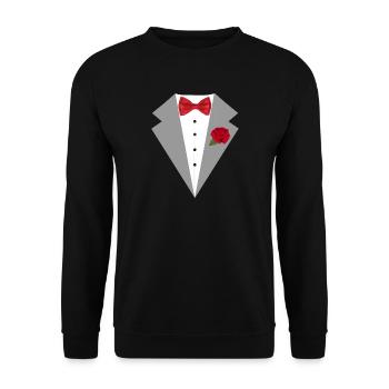 Mariage - Sweat-shirt Unisexe - noir - Devant - Alina (178cm) & Michal (187cm)