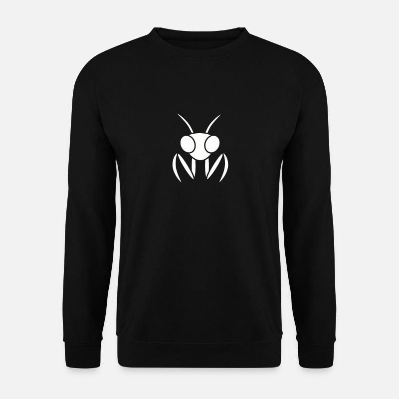 Gottesanbeterin - Logo Alien - Unisex Pullover - Schwarz