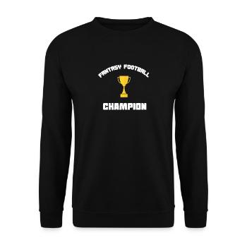 Fantasy football - Unisex Sweatshirt - black - Front - Alina (178cm) & Michal (187cm)
