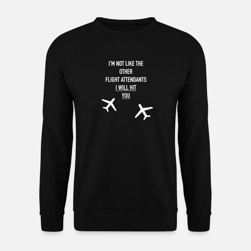 FLIGHT ATTENDANT - Unisex Sweatshirt - black