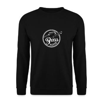 Bassiste bassiste fête des pères ami - Sweat-shirt Unisexe - noir - Devant - Alina (178cm) & Michal (187cm)
