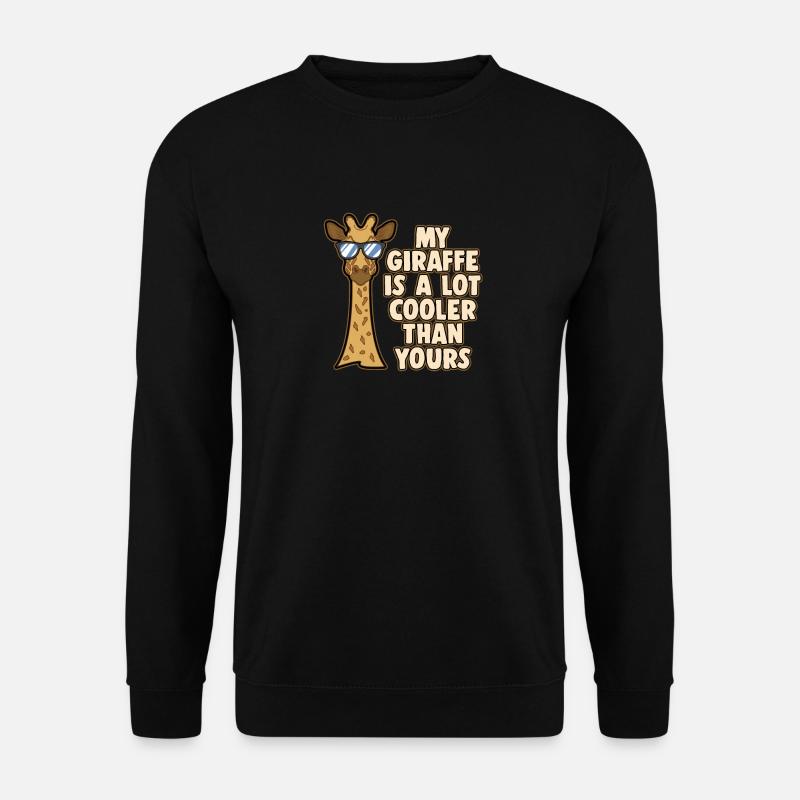 Giraffe - Unisex Pullover - Schwarz