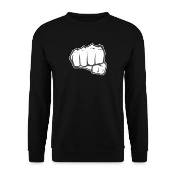 Faust V1 noir blanc - Sweat-shirt Unisexe - noir - Devant - Alina (178cm) & Michal (187cm)