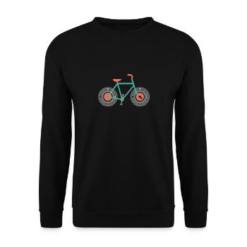 Faire du vinyle v2 - Sweat-shirt Unisexe - noir - Devant - Alina (178cm) & Michal (187cm)