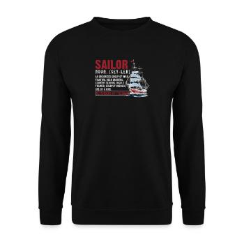 Sailor Defenders Of Freedom - Sweat-shirt Unisexe - noir - Devant - Alina (178cm) & Michal (187cm)