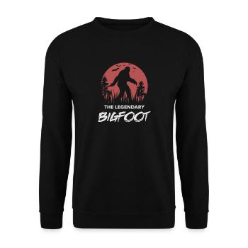 Bigfoot - Unisex Pullover - Schwarz - Vorne - Alina (178cm) & Michal (187cm)