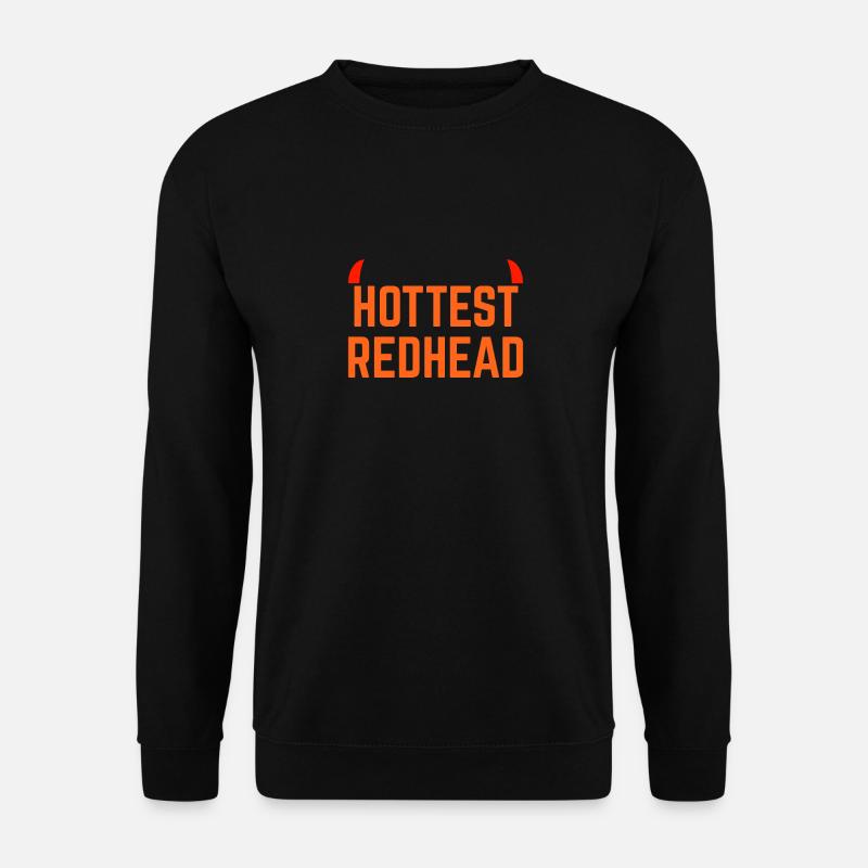 HOTTEST REDHEAD HALLOWEEN DEVIL FRECH - Unisex Sweatshirt - black