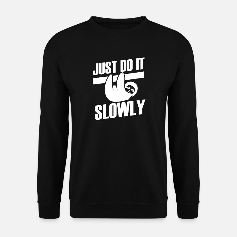 sloth - Unisex Sweatshirt - black