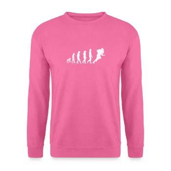 Football Evolution American Football Geschenk - Unisex Pullover - Pink - Vorne