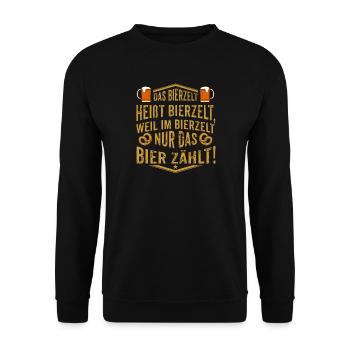 blockedTitle - Unisex Pullover - Schwarz - Vorne - Alina (178cm) & Michal (187cm)