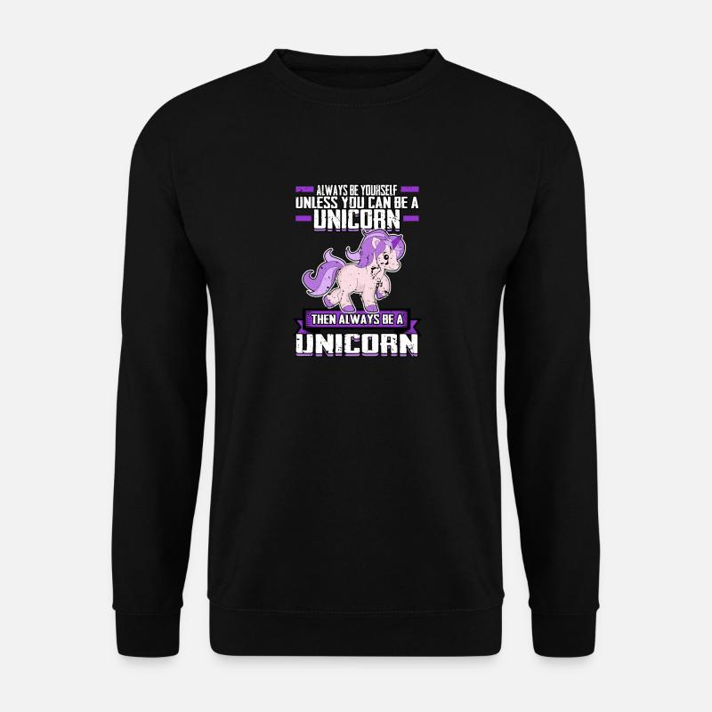 Einhorn - Unisex Pullover - Schwarz