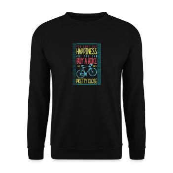 Buy A Bike - Unisex Pullover - Schwarz - Vorne - Alina (178cm) & Michal (187cm)