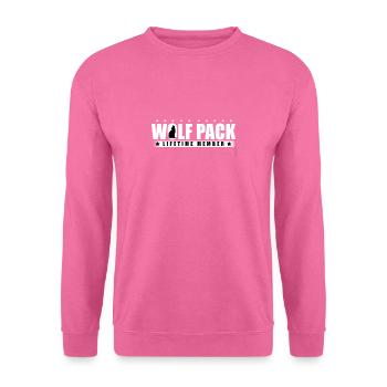 WOLF pack geschenkidee - Unisex Pullover - Pink - Vorne