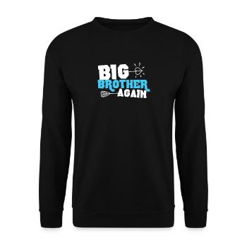 Big brother Big Brother Again siblings - Unisex Sweatshirt - black - Front - Alina (178cm) & Michal (187cm)