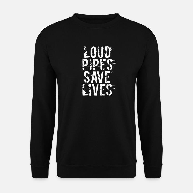 LOUD PIPES SAVE LIVES | Tuning - Unisex Sweatshirt - black