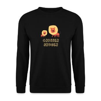 Big Brother Big Brother 2019 T-Shirt - Unisex Sweatshirt - black - Front - Alina (178cm) & Michal (187cm)