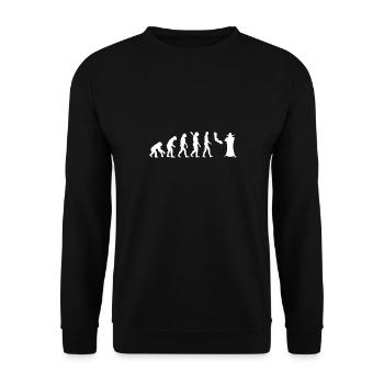 Evolution Dracula - Unisex Sweatshirt - black - Front - Alina (178cm) & Michal (187cm)