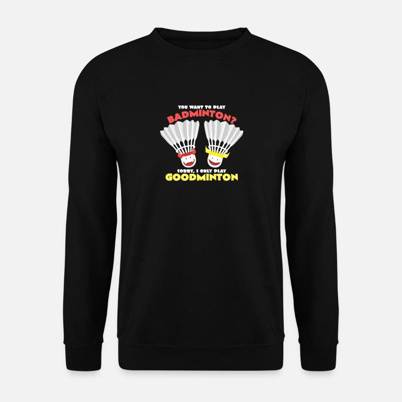 Badminton - Unisex Pullover - Schwarz