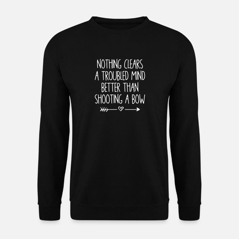 Tir à l'arc 009 - Sweat-shirt Unisexe - noir