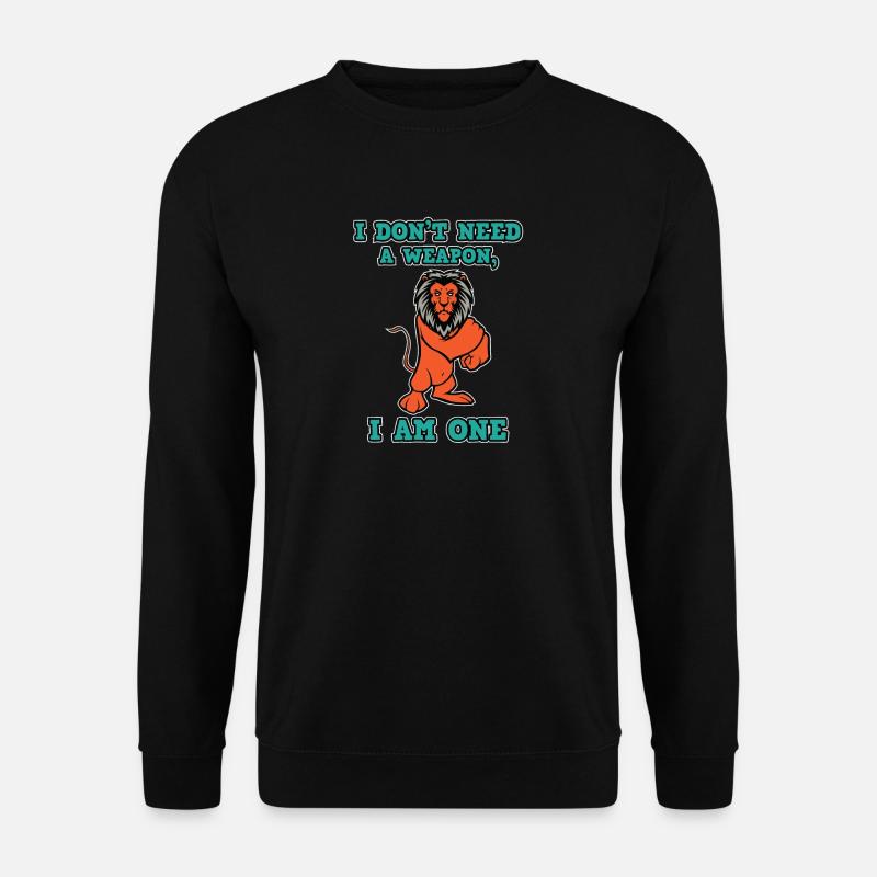 Löwe - Unisex Pullover - Schwarz