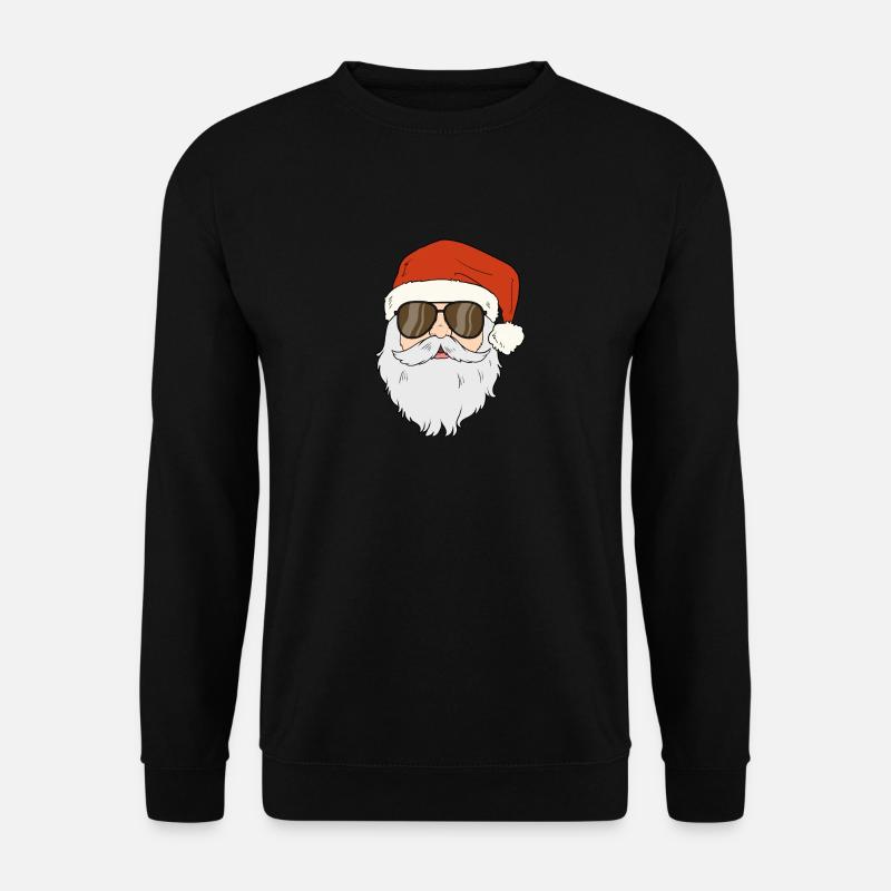 Cool Santa Claus Weihnachtsmann Weihnachten Advent - Unisex Pullover - Schwarz