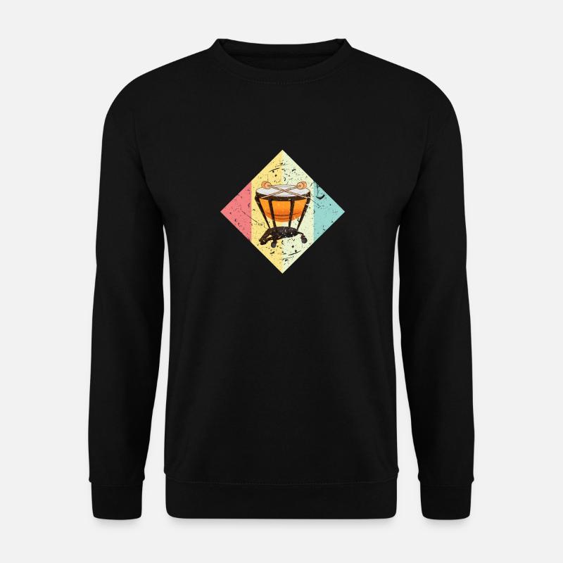Orchestra drums - Unisex Sweatshirt - black