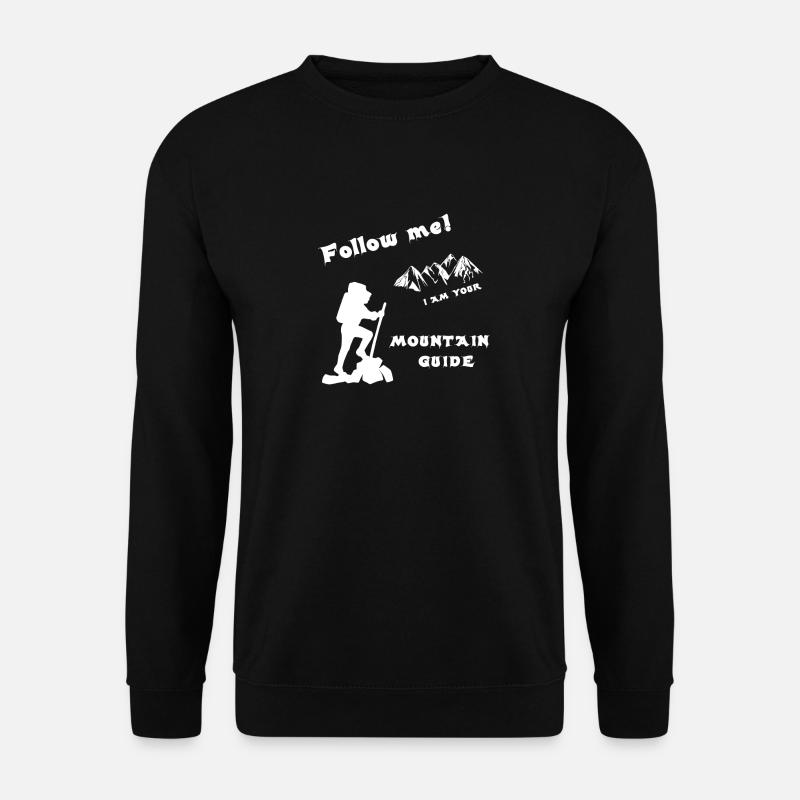 Follow me - Unisex Pullover - Schwarz