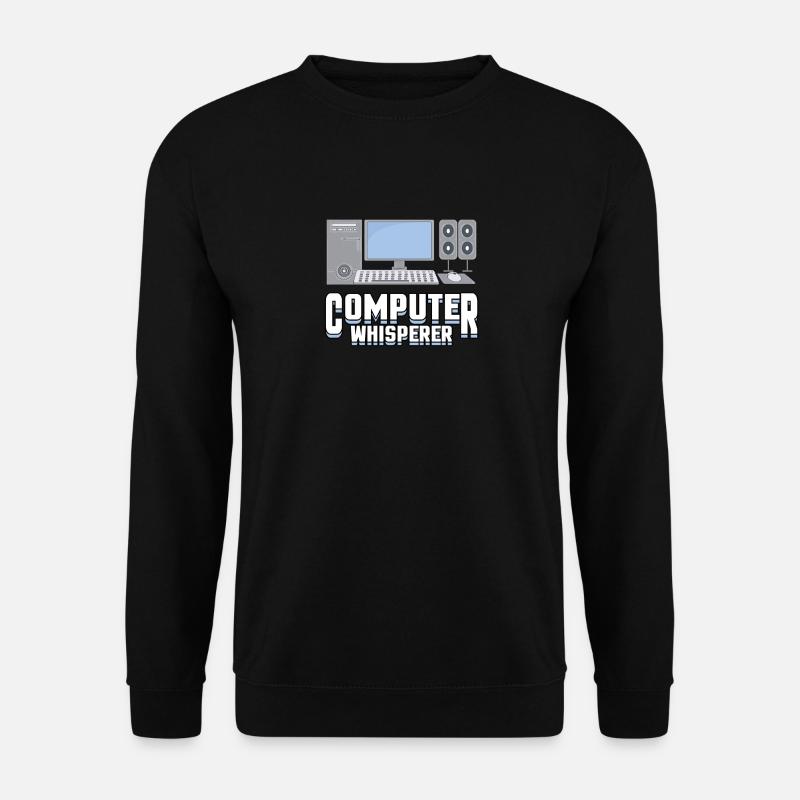 Computer Flüsterer Informatiker Student - Unisex Pullover - Schwarz