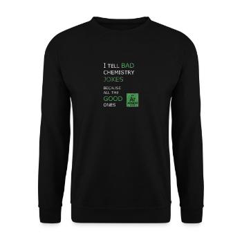 Argon Chemie - Unisex Pullover - Schwarz - Vorne - Alina (178cm) & Michal (187cm)