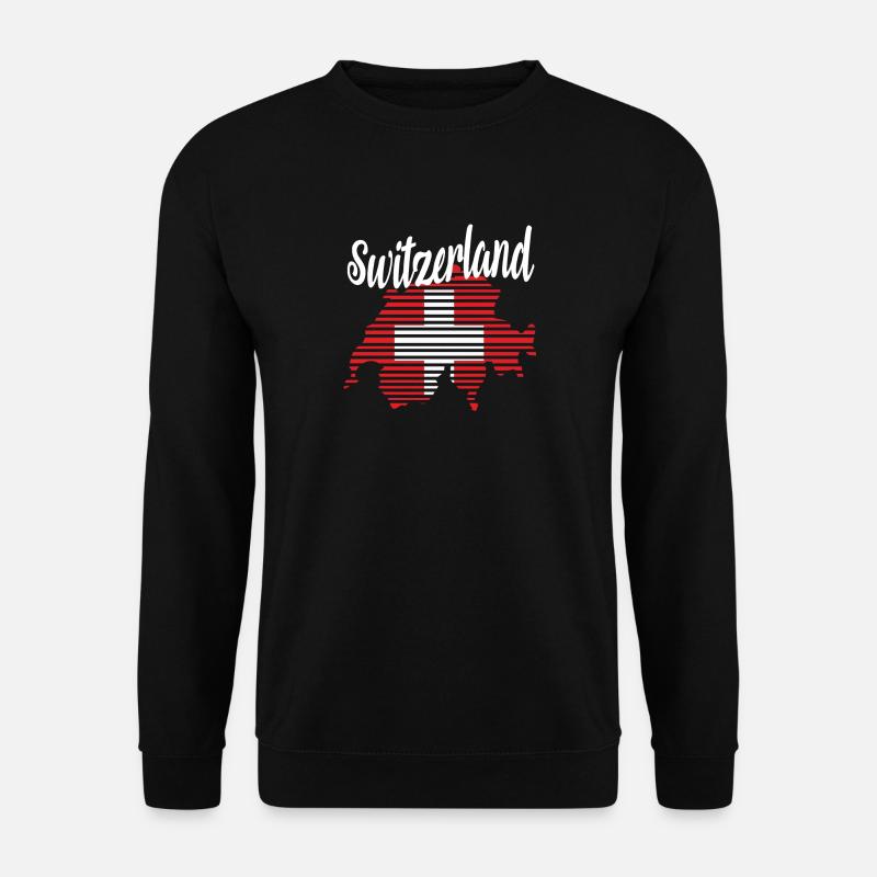 Switzerland - Unisex Pullover - Schwarz
