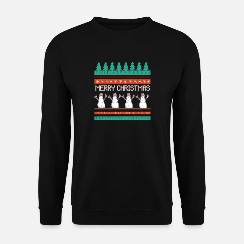 Weihnachts T-Shirt - Unisex Pullover - Schwarz