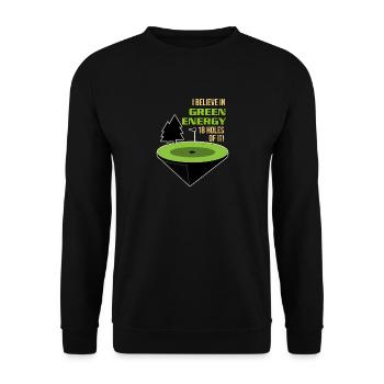 Golf Golf - Unisex Sweatshirt - black - Front - Alina (178cm) & Michal (187cm)