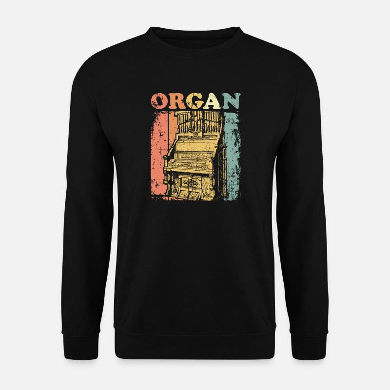 Orgel - Unisex Pullover - Schwarz