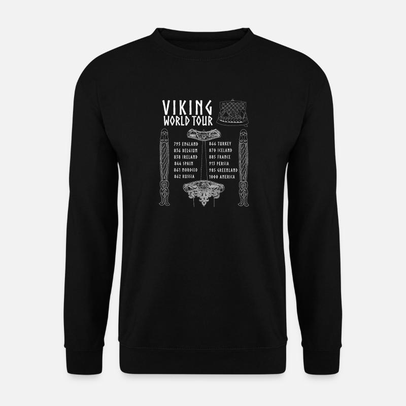 Wikinger Frühmittelalter Reenactment - Unisex Pullover - Schwarz