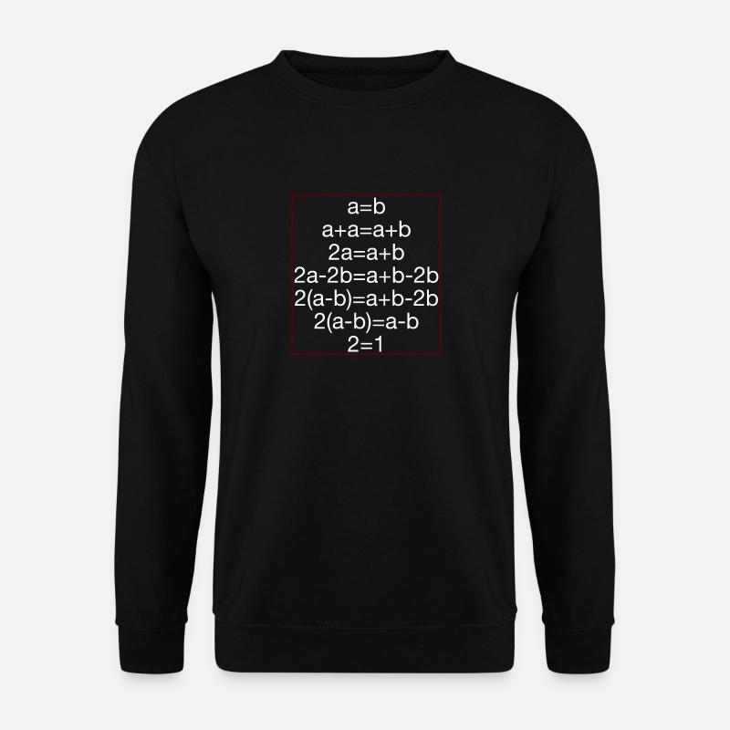 MATHEMATIKER - Unisex Pullover - Schwarz