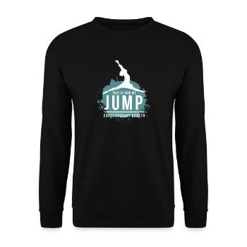 Dancing Contemporary Dance Dance Ausdurckstanz - Unisex Sweatshirt - black - Front - Alina (178cm) & Michal (187cm)