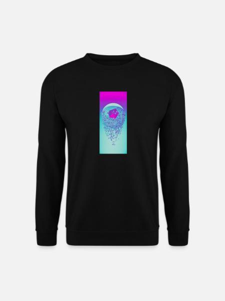 Neon Retro Splinter - Unisex Pullover - Schwarz