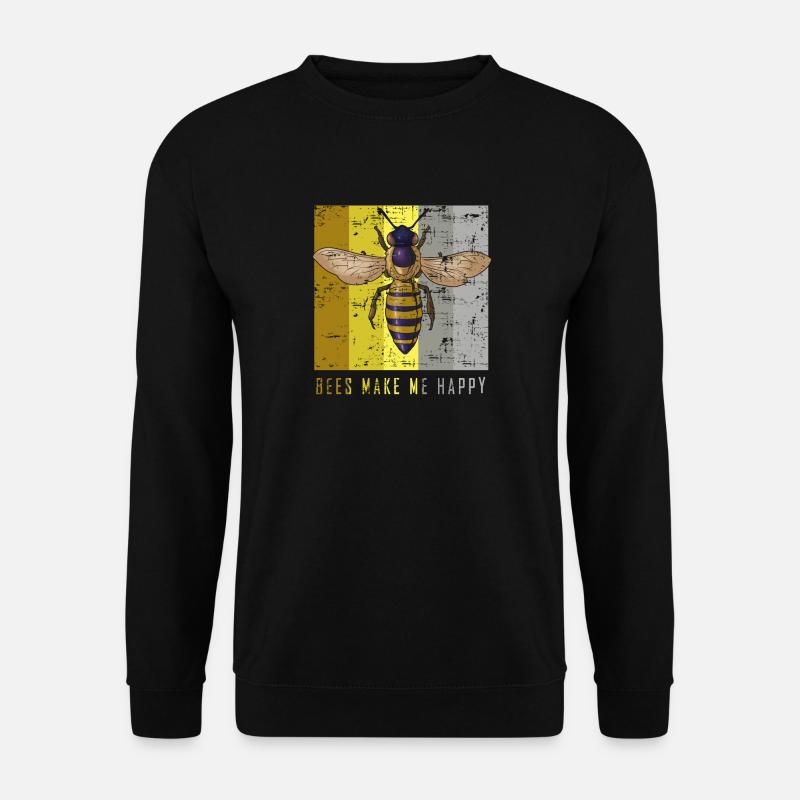 Biene - Unisex Pullover - Schwarz
