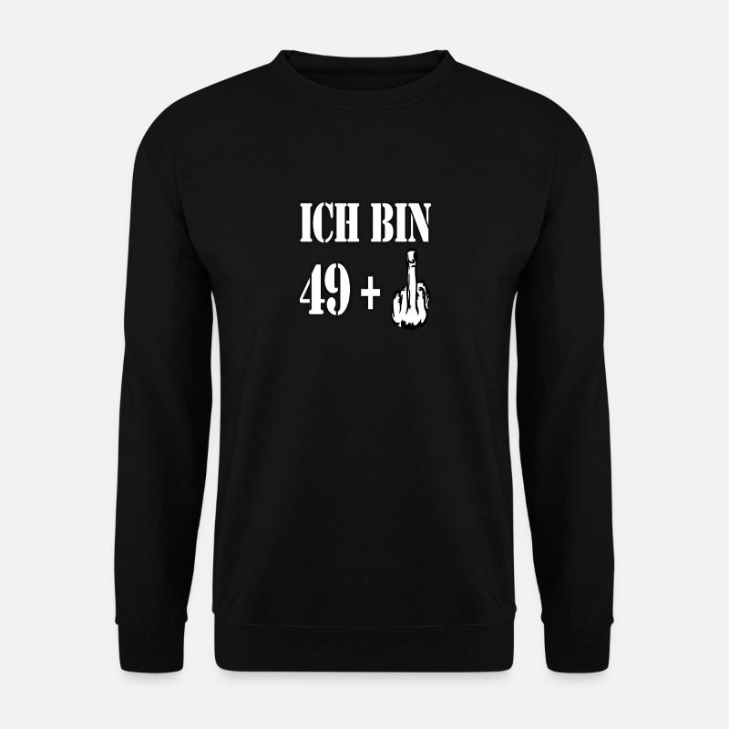 ICH BIN 49 GESCHENK - Unisex Pullover - Schwarz