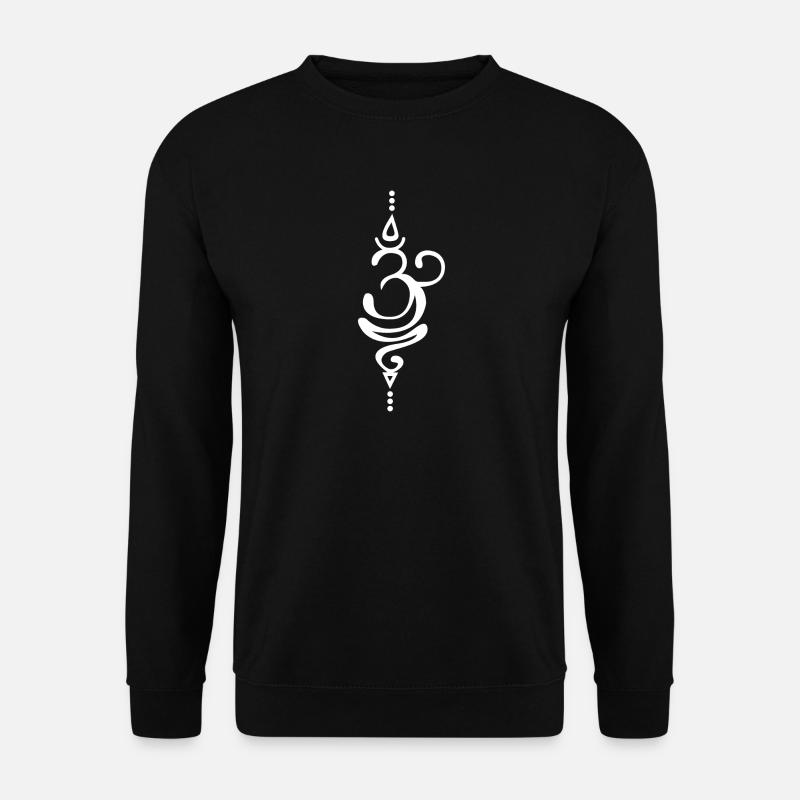 Buddha Symbol - Unisex Pullover - Schwarz