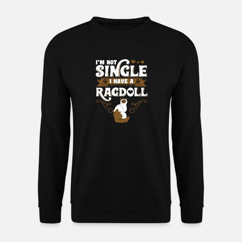Ragdoll Katze Haustier - Unisex Pullover - Schwarz