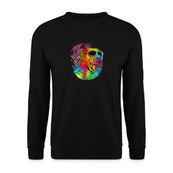 Rhodesian Ridgeback - Sweat-shirt Unisexe - noir - Devant - Alina (178cm) & Michal (187cm)