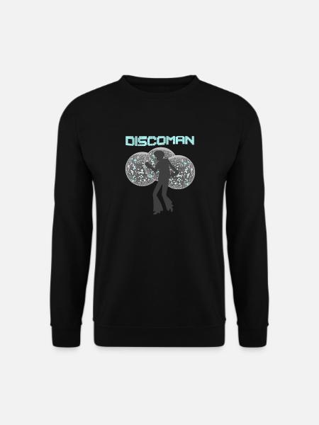 Discoman - Unisex Pullover - Schwarz