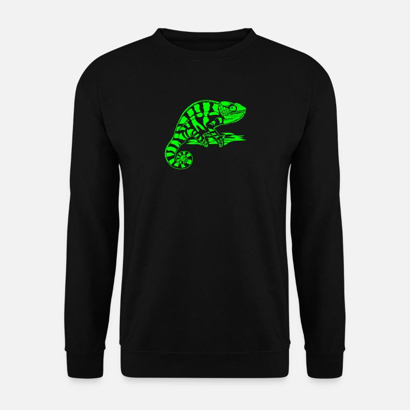 Green Chameleon - Unisex Sweatshirt - black