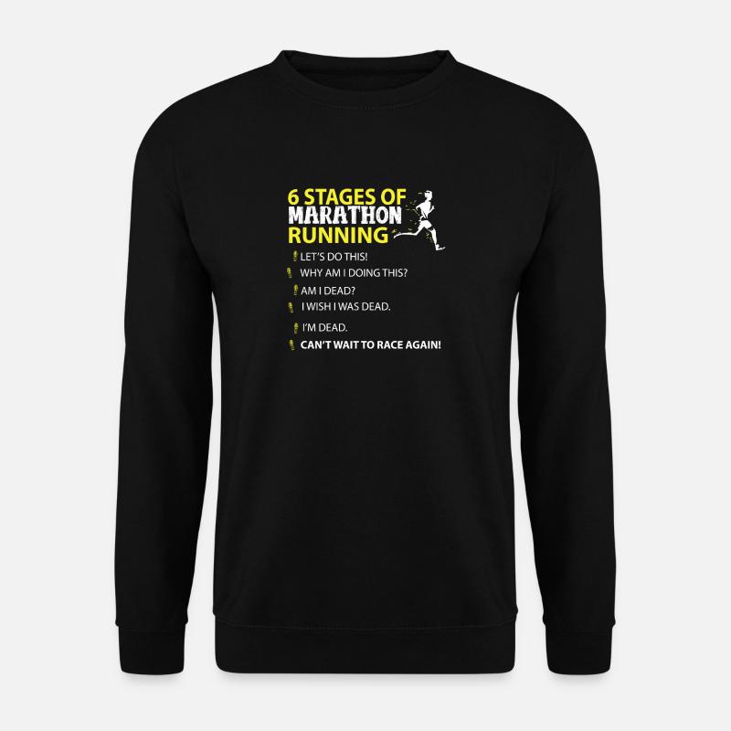 Marathon Running - Unisex Sweatshirt - black