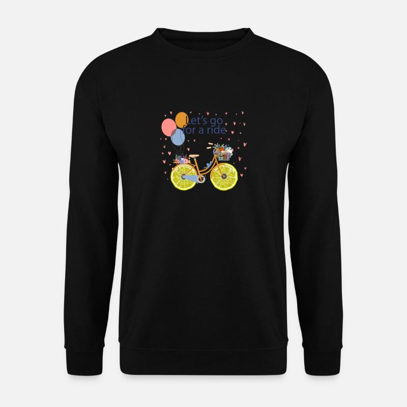 Let's Go Bicycle - Limited Edition - Unisex Sweatshirt - black